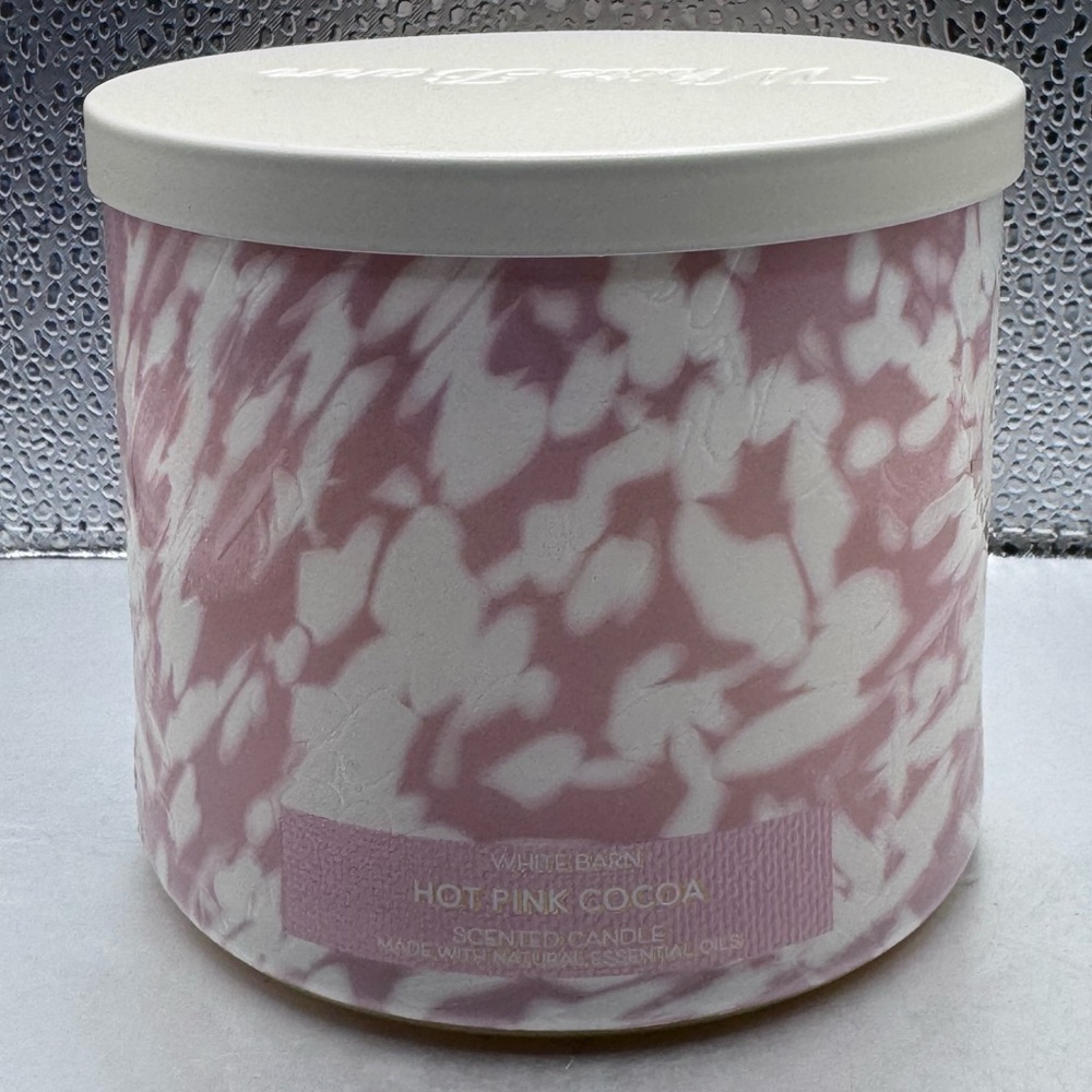 Bath & Body Works Hot Pink Cocoa 3 Wick Candle